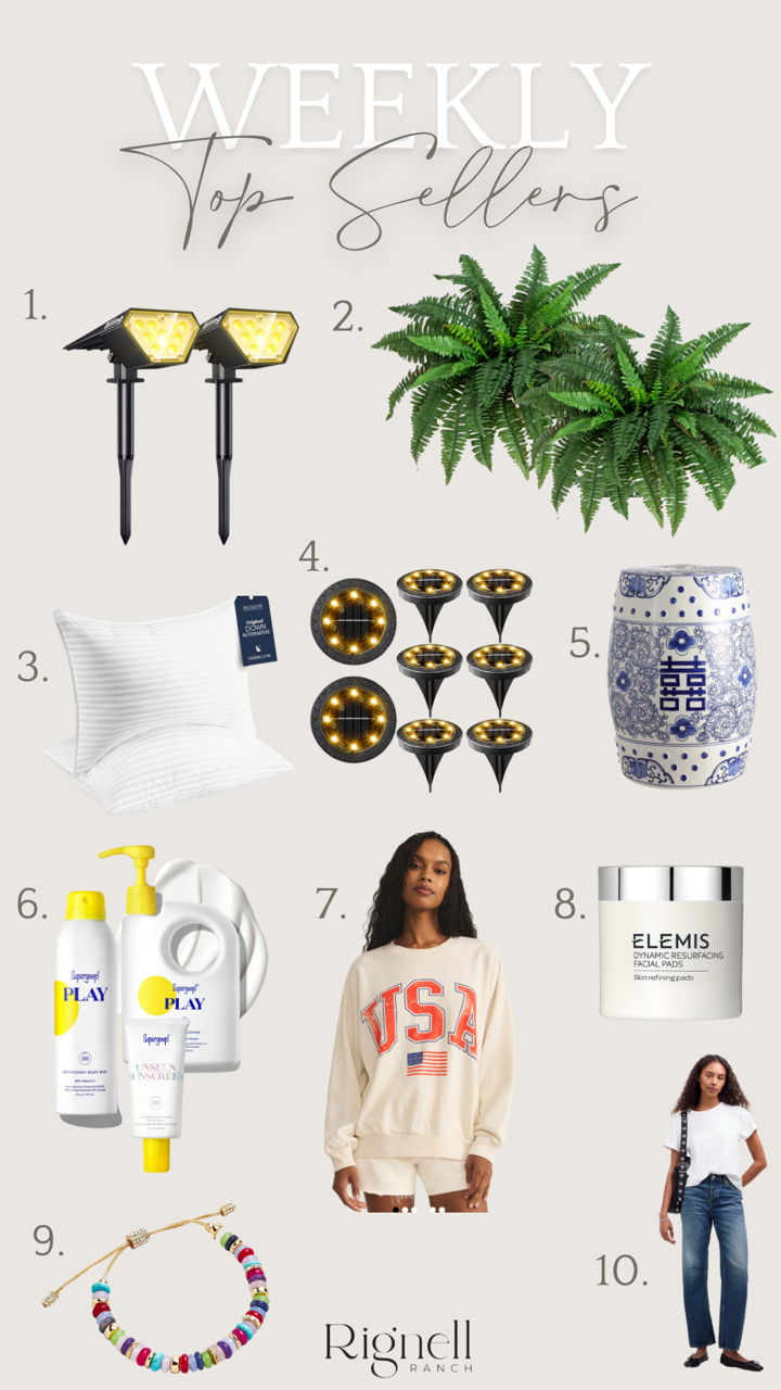 Weekly Top Sellers 5.28.25 Weekly Top Sellers 5.28.25